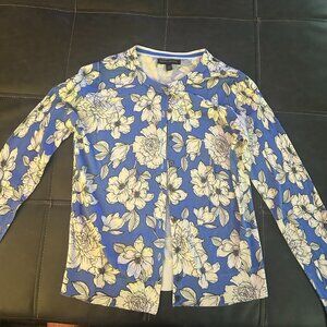 Banana Republic floral button down cardigan